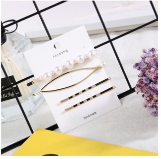 Set 4 kẹp tóc sang chảnh