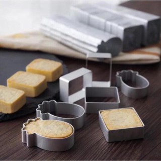 10 Khuôn cutter nhấn bánh quy, cookie, làm bánh dứa
