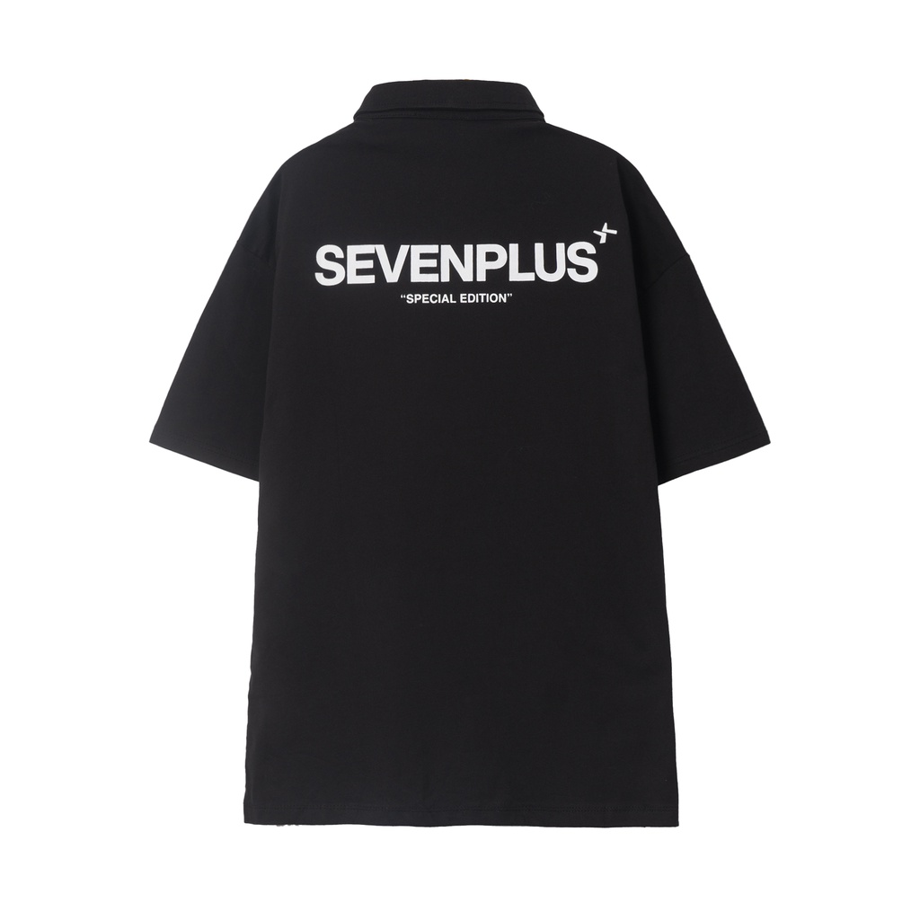 Áo polo tay ngắn SEVENPLUS Basic Polo - Màu đen