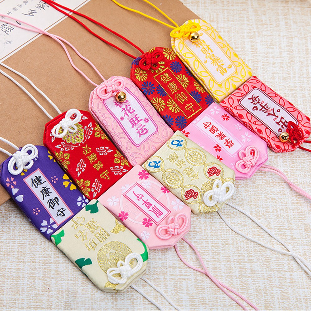 Túi Phước May Mắn Omamori Nhật Bản Omamori Học Tập Móc Treo Sưu Tầm #22