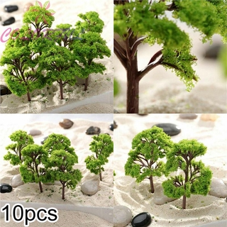 Set 10~40 mô hình cây giả trang trí Cảnh Quan Màn Hình Đường Sắt Chiếc Lược Ngà Phong Cảnh Tiếp Liệu