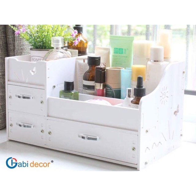 Kệ mỹ phẩm cây dừa 3 ngăn kéo