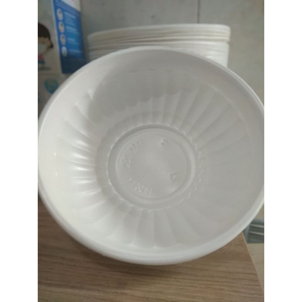 Tô giấy/ tô nhựa trong dùng 1 lần 800ml ( 50 cái)