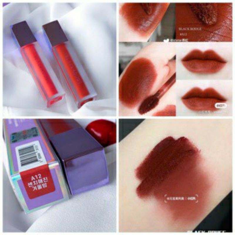 Son kem BLACK ROUGE AIR FIT VELVET TINT | Thế Giới Skin Care