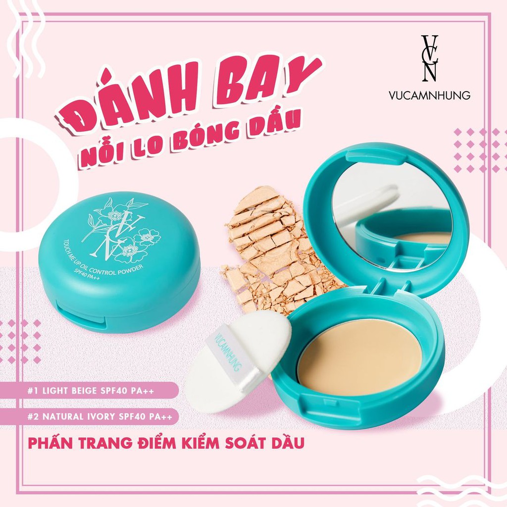 Phấn trang điểm kiểm soát dầu VCN SPF40 PA++