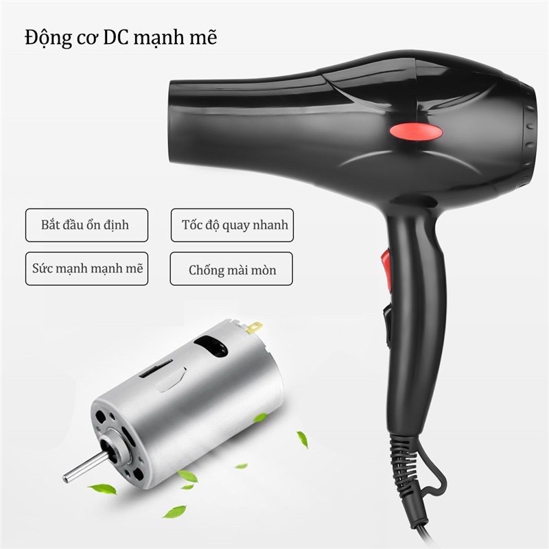Máy Sấy Tóc Tạo Kiểu Công Suất Lớn 2000w