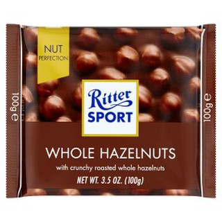 Sôcôla Ritter Sport nhân hạt dẻ nguyên hạt– gói 100g