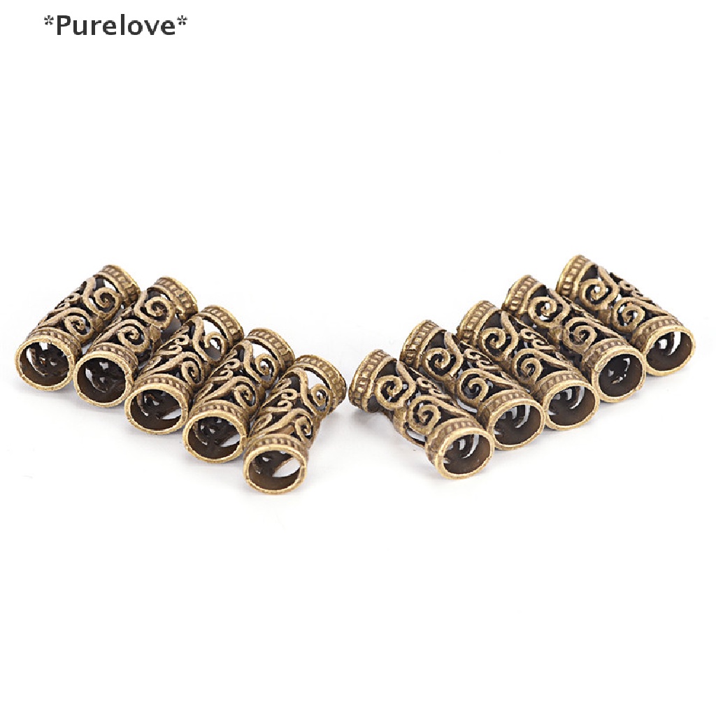 Set 10 Kẹp Kim Loại Màu Bạc Dùng Tết Tóc Độc Đáo