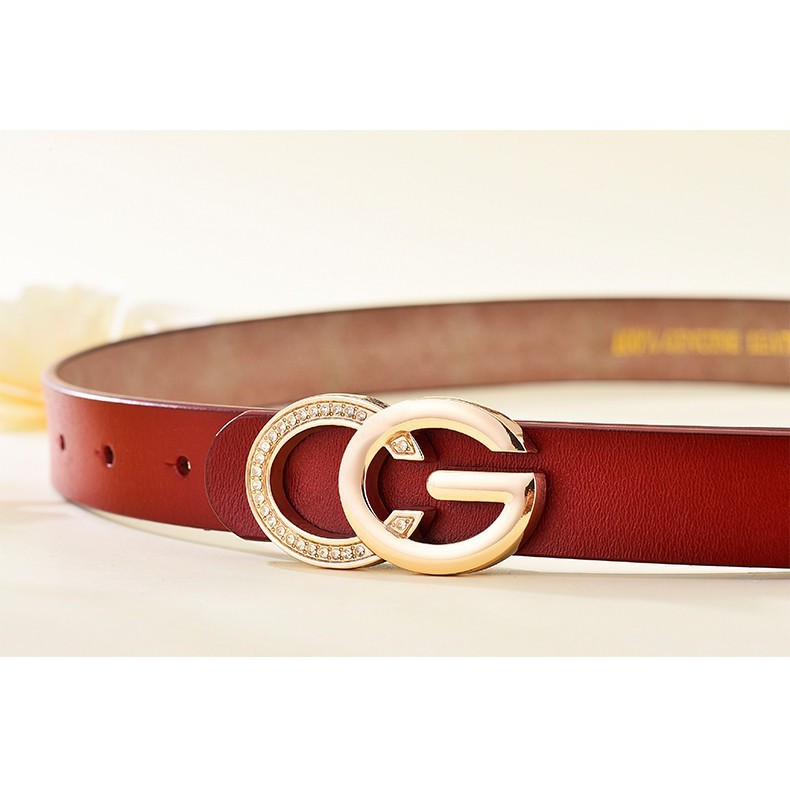 T19235 - Thắt lưng nữ da thật hàng nhập