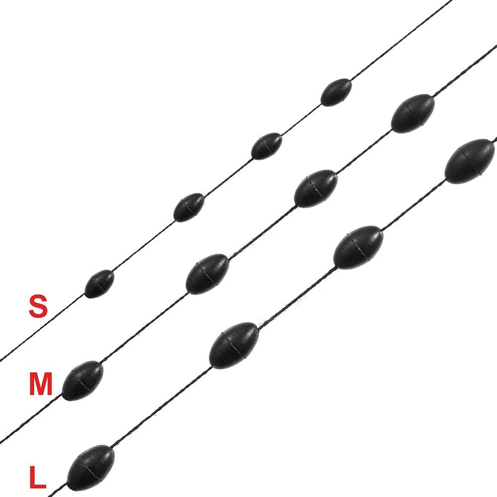 Set 600 phao câu cá bằng cao su chuyên dụng AARON1