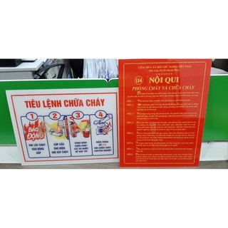 Bộ niêu quy tiêu lệnh chữa cháy meca