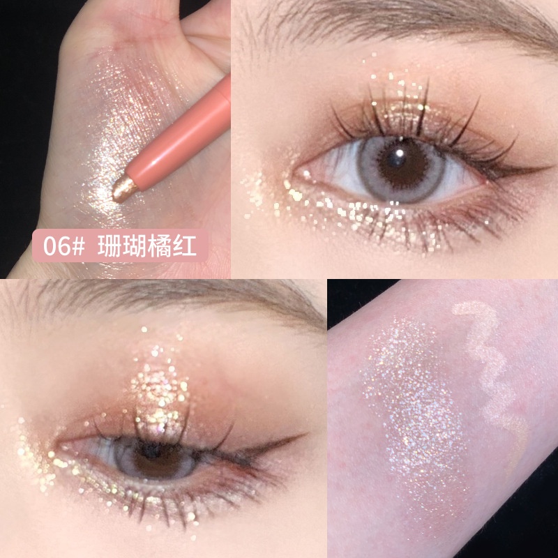 Chì Kẻ Bọng Mắt Nhũ Mắt Highlight NOVO 2 Đầu Star Eyes Clever Lying Silkworm - NOVO 5432