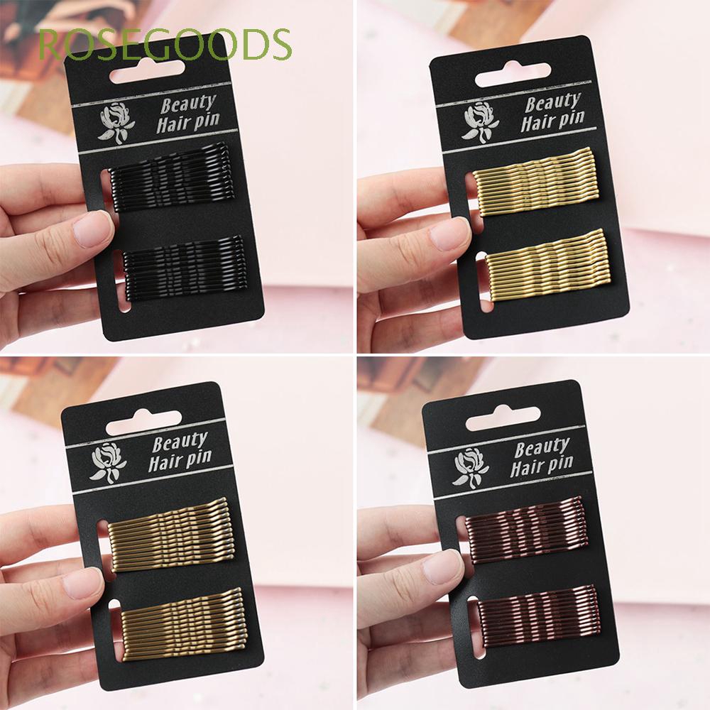 Bộ 24 kẹp tóc ghim màu tùy chọn dùng để tạo kiểu cho tóc tiện dụng