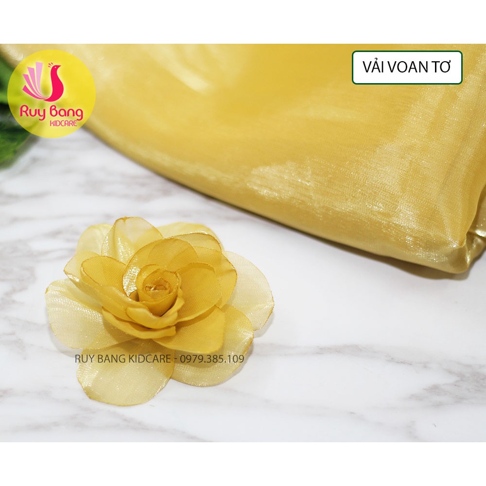 Vải voan tơ - Vải làm hoa handmade ( khổ vải 1m*1.5m)