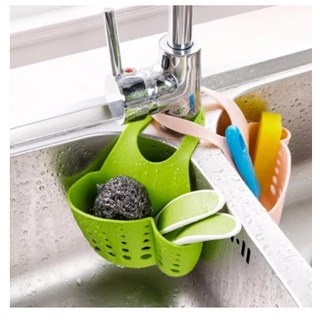 Bộ 2 giỏ treo lưới rửa bát và xà bông