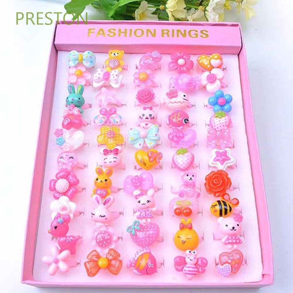 Nhẫn nhựa resin hoạt hình công chúa băng giá xinh xắn dễ thương cho bé gái
