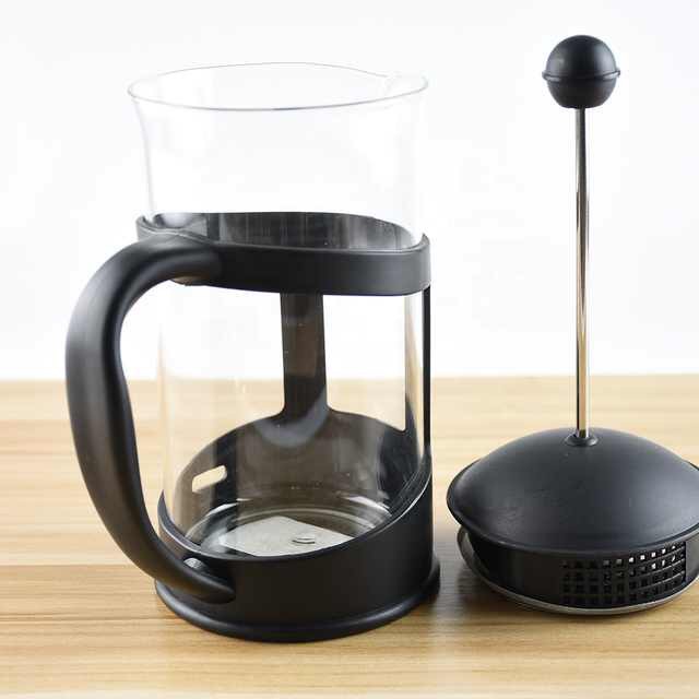 Bình pha cà phê Pháp Lock&amp;Lock French Press bình pha trà dung tích 800ml LLG018 - Hàng Chính Hãng