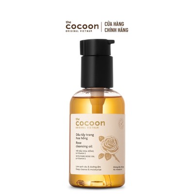 HÀNG TẶNG KHÔNG BÁN - Dầu tẩy trang hoa hồng Cocoon tẩy sạch makeup chuyên nghiệp & dưỡng ẩm 140ml