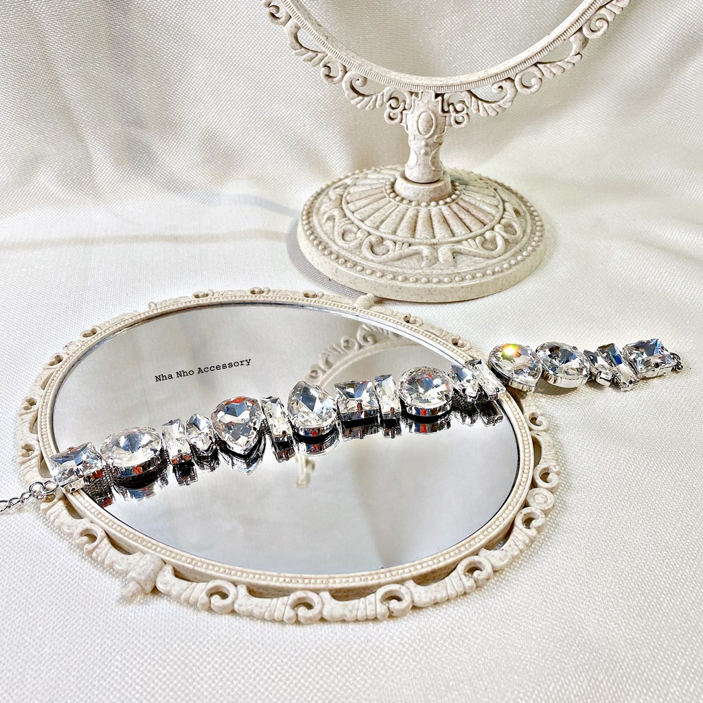 Vòng Cổ Choker Đá Bản To Ngẫu Nhiên NHÀ NHỎ 757