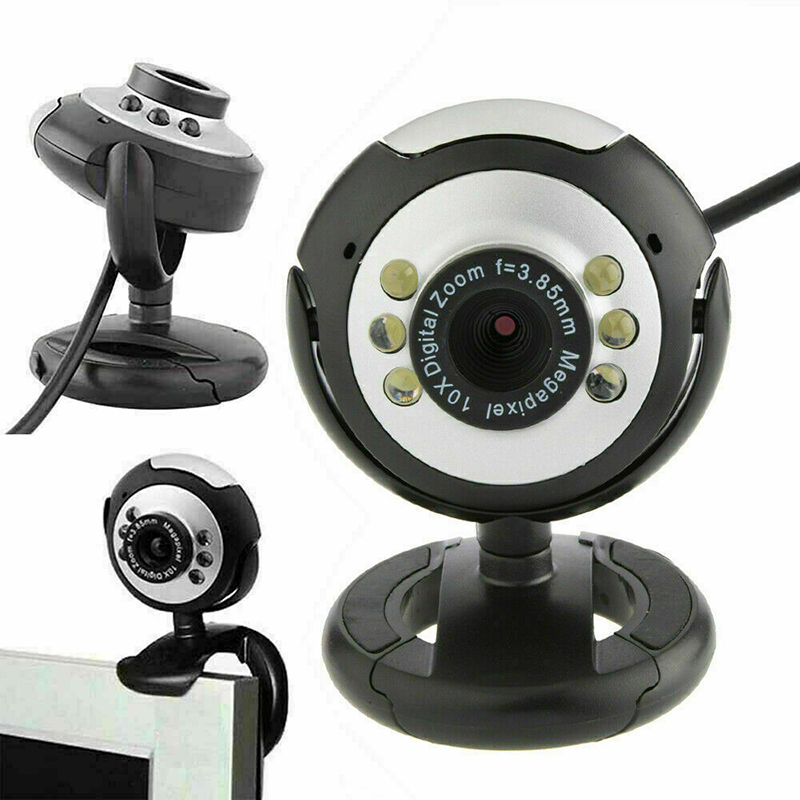 Webcam Usb 2.0 6 Bóng Led Xp, Vista, Windows 7 10 Skype,Y Sahoo