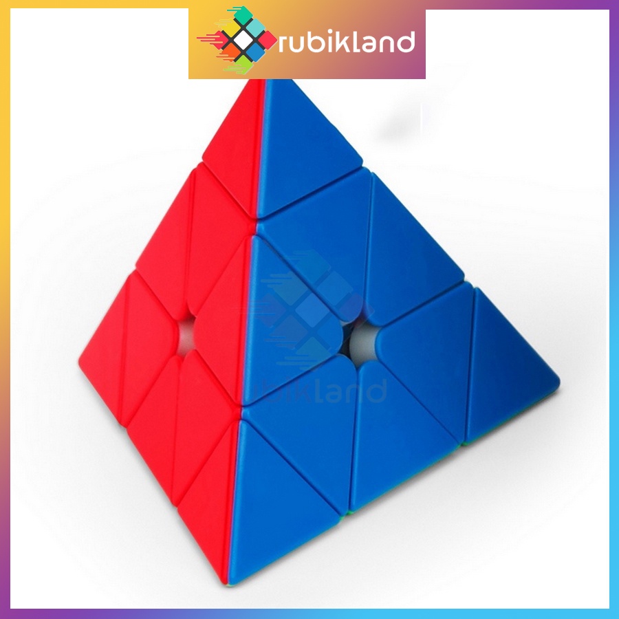 Rubik Pyraminx MoYu MeiLong M Pyraminx Magnetic Series Rubic Tam Giác Stickerless Pyramid Đồ Chơi Trí Tuệ Trẻ Em