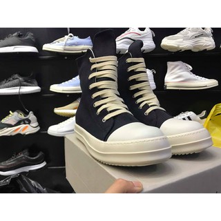 [ Cao Cấp] Giày Rick Owen Cao Cổ Hàng Re.p