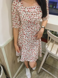 ĐẦM HOA NHÍ ( ảnh shop tự chụp)