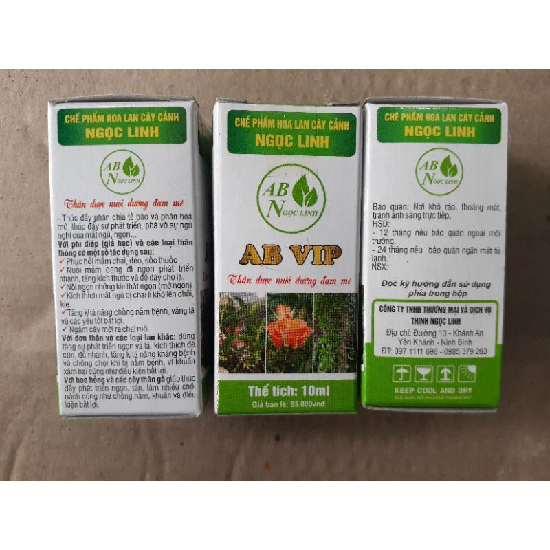 CHẾ PHẨM AB VIP NGỌC LINH LỌ 10ML