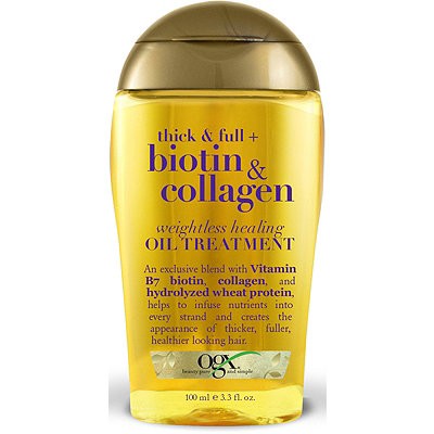 DẦU DƯỠNG TÓC DÀY, GIẢM RỤNG TÓC OGX BIOTIN & COLLAGEN OIL (100ML)