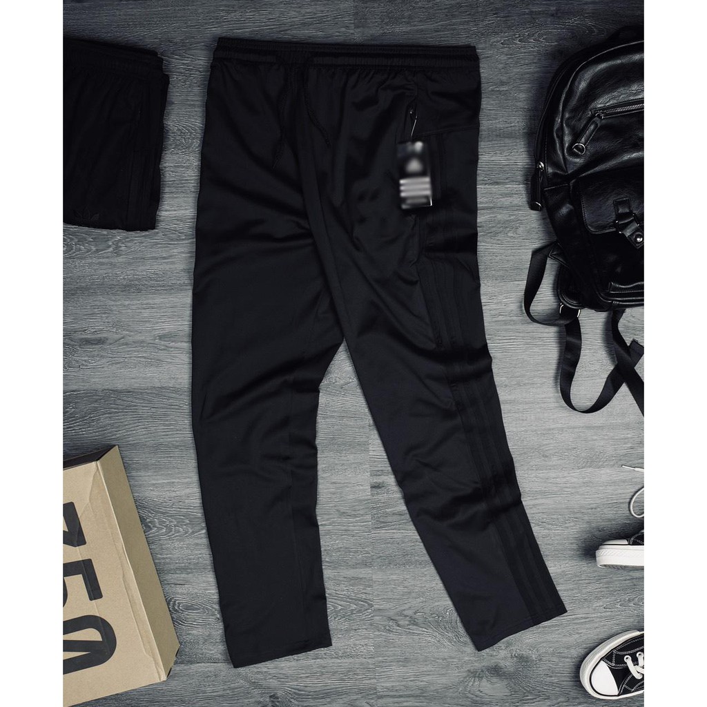 Quần thể thao nam dài ba sọc đen ống bó 214 | BigBuy360 - bigbuy360.vn