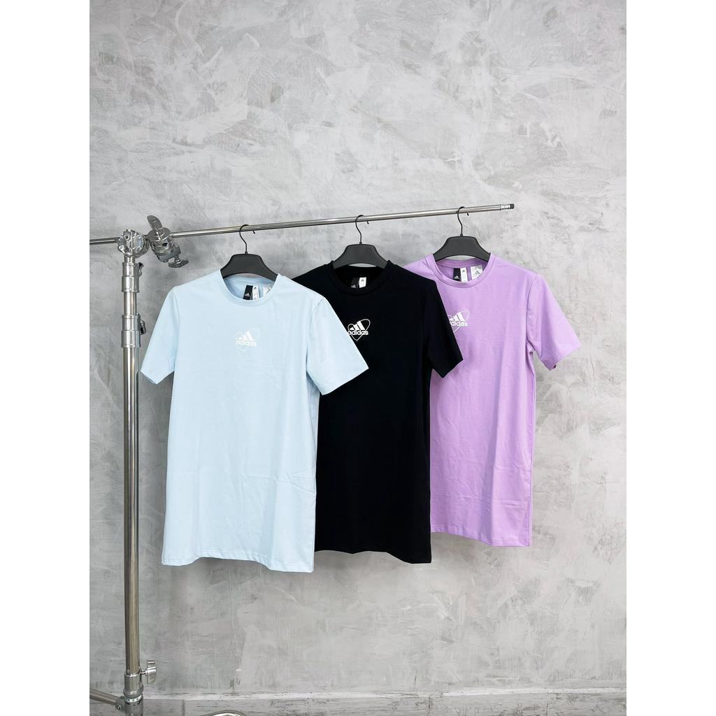 Váy das xanh da trời 1800 Logo Tee Dress Blue Sky Made in Cambodia