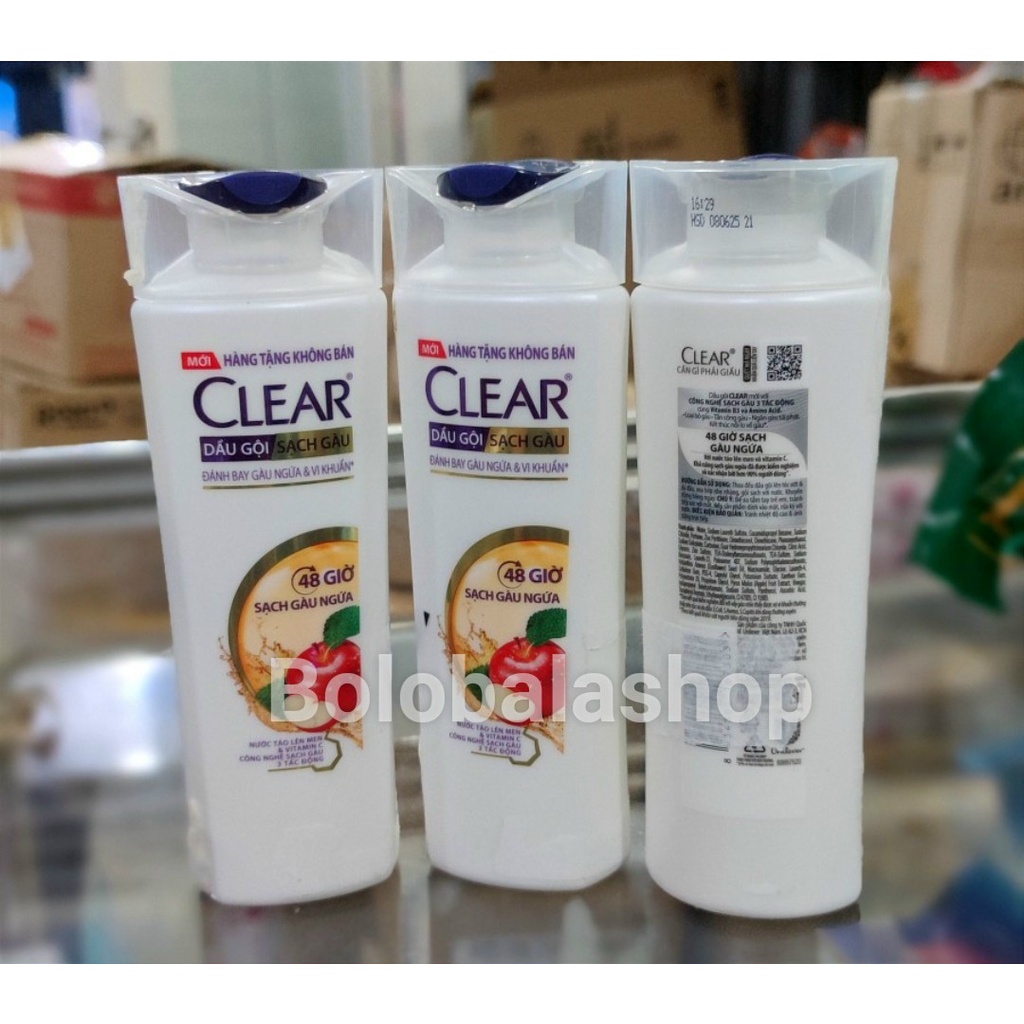 Clear Men tắm gội dưỡng toàn thân 3 trong 1 chai 70g/140g