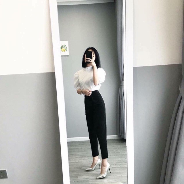 QUẦN BAGGY VẢI PHỐI CẠP CHUN HÀNG ĐẸP