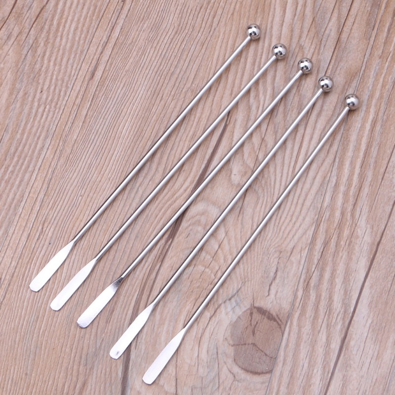 Set 5 Que Khuấy Cà Phê Bằng Thép Không Gỉ 7.5 &quot;