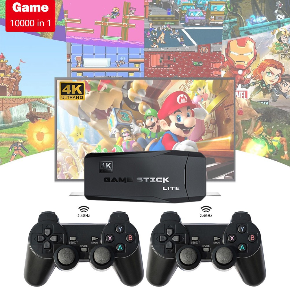 Bộ máy chơi game gia đình cổ điển 2 tay cầm AV/HDMI Nintendo Ps1 10000 games - K1244