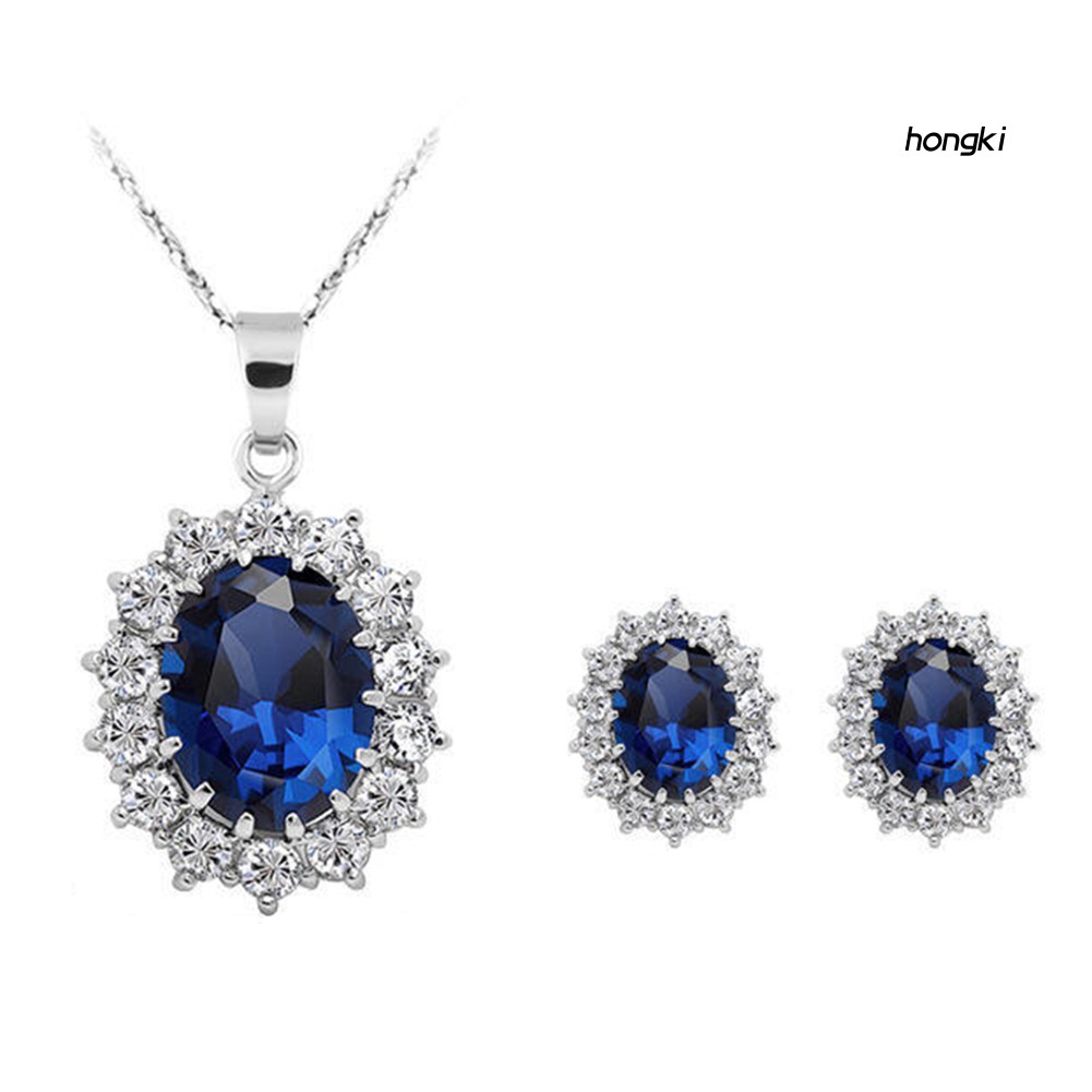 Vòng cổ / Bông tai đính đá thời trang cho nữ