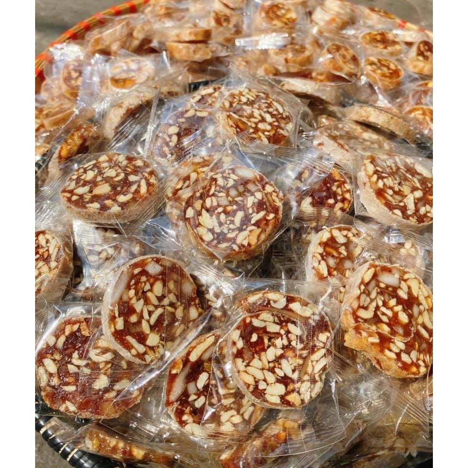 Kẹo Chuối  Cuộn Đậu Phộng Có Gừng 100GR- BÁNH LA MƠ SHOP