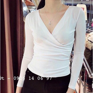 Áo nhũ vạt chéo