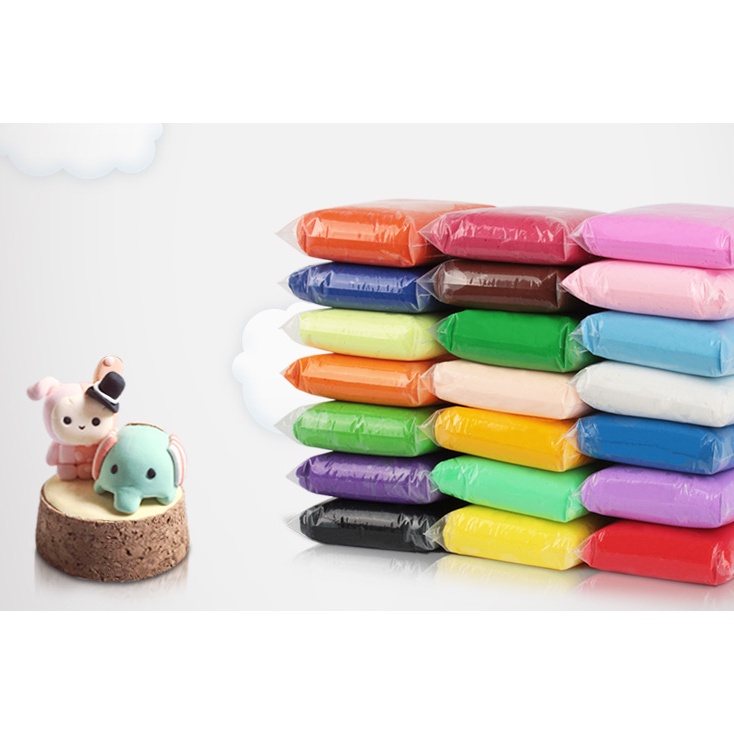 Đất Sét Nhật Làm Slime, Đất Sét Siêu Nhẹ Tự Khô Loại 100g, 50g