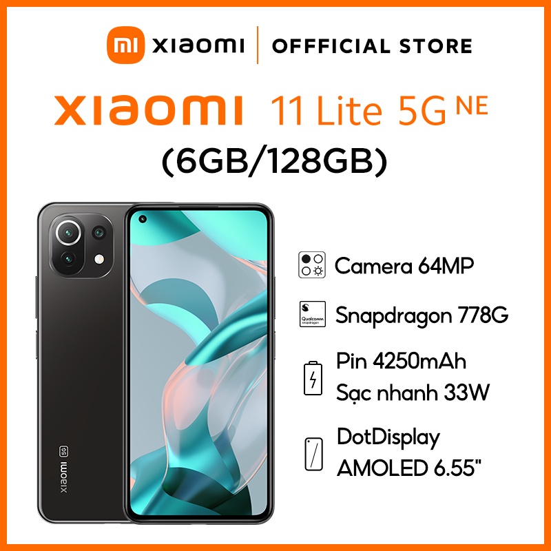 Điện thoại di động Xiaomi 11 Lite 5G NE - 8GB/512GB - Chính hãng DGW