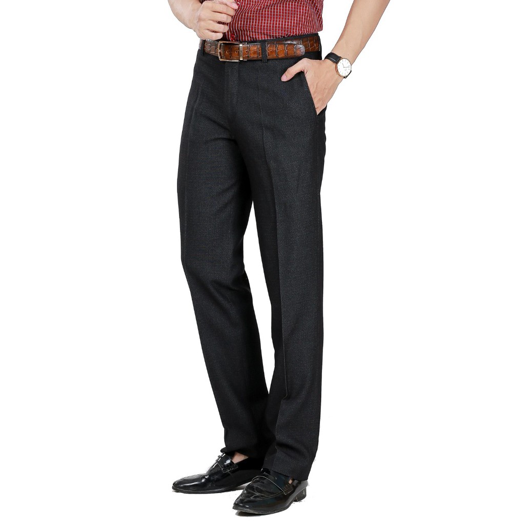 SALE Quần Tây Nam Dáng Trung Niên Vĩnh Tiến Trơn Qk445