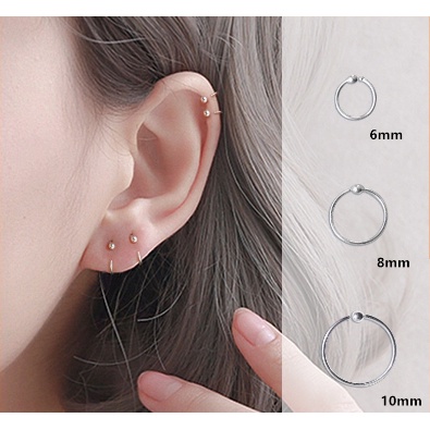 ✨✨Đôi hoa tai hợp kim dáng tròn kiểu dáng độc đáo thời trang cho nữ