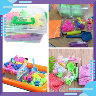 Bộ bể khuôn nặn cát động lực cho bé