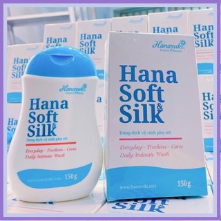 Hana soft silk - dung dich vệ sinh phụ nữ hanayuki sạch mát, thơm tho tsunami