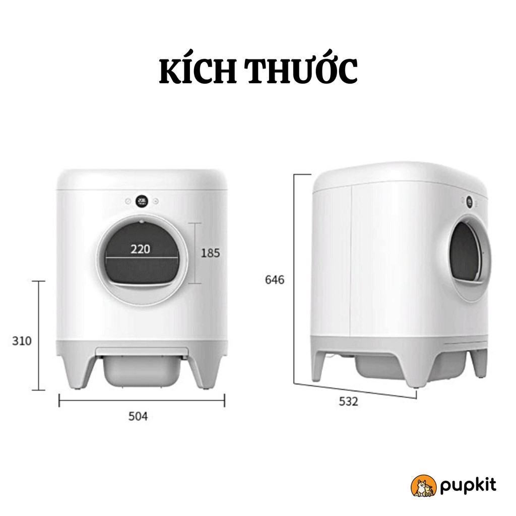 NHÀ VỆ SINH TỰ ĐỘNG MÈO PETKIT PURA X  PHIÊN BẢN QUỐC TẾ