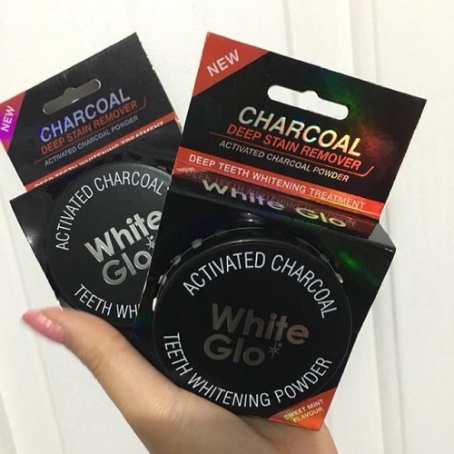 Bột Than Hoạt Tính White Glo Làm Trắng Răng Tẩy Sạch Mảng Bám Đem Lại Hơi Thở Thơm Mát
