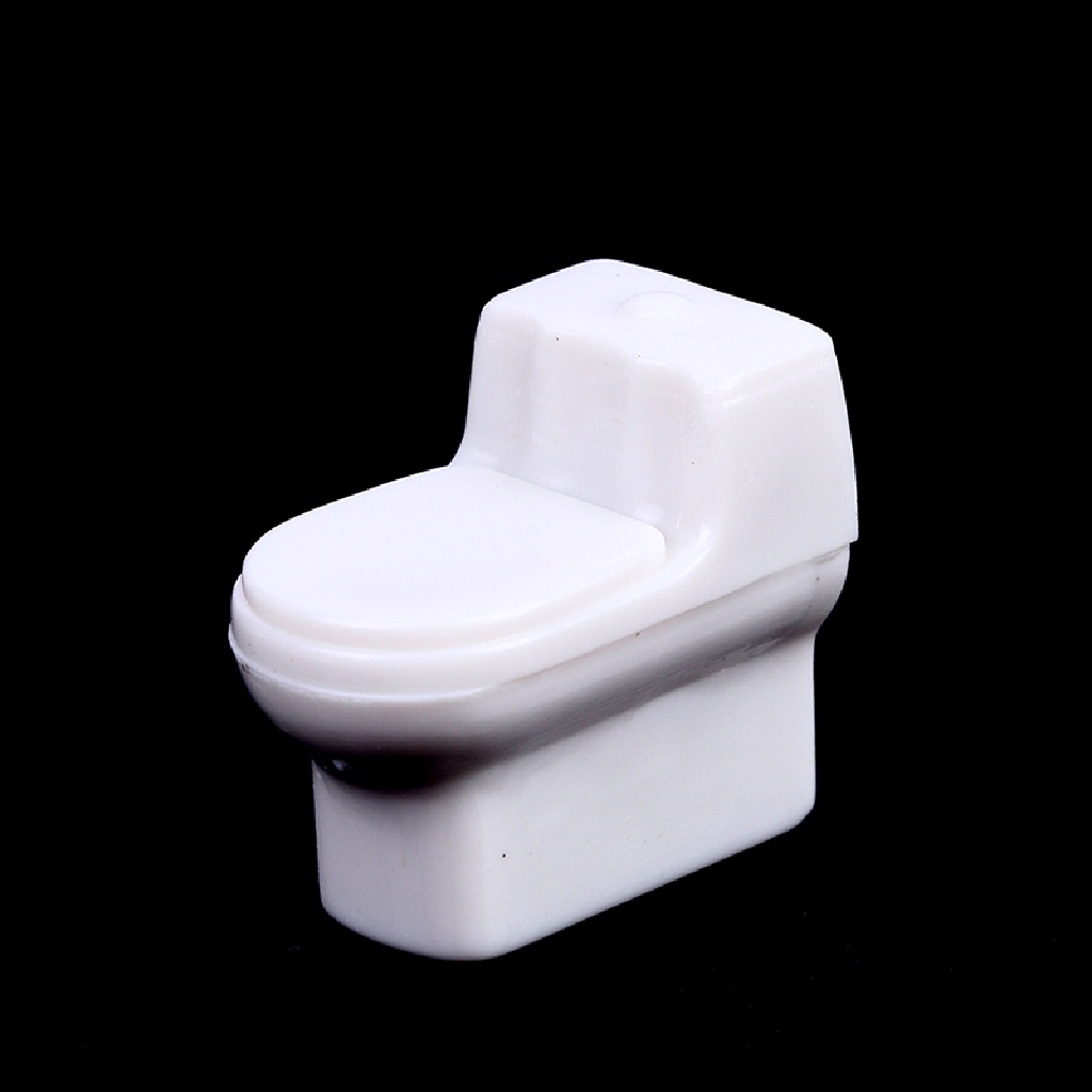 1 Bộ Mô Hình Bồn Tắm Toilet Độc Đáo Trang Trí Nhà Búp Bê