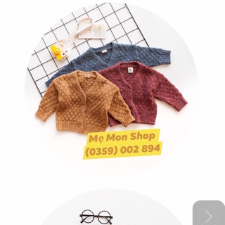 Áo khoác len cadigan cho bé trai đủ size