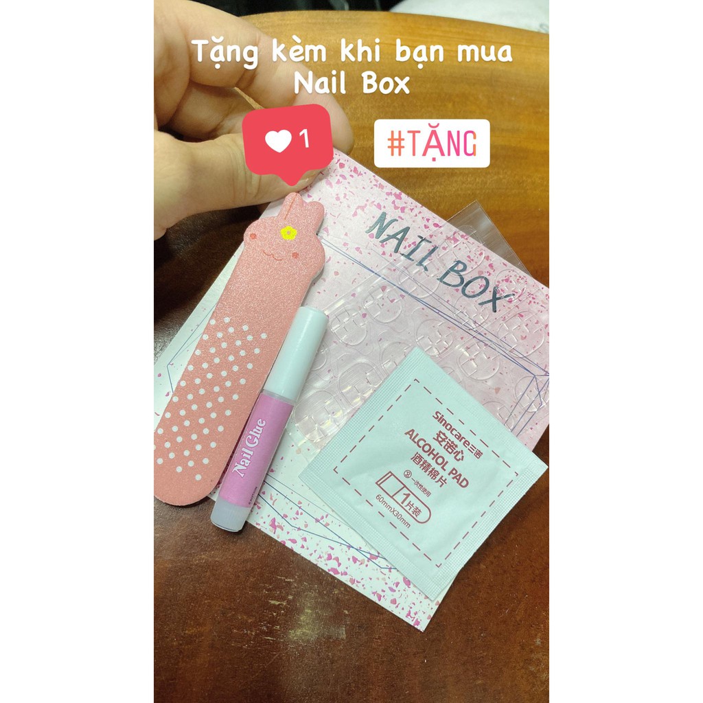 NailBox Móng up thiết kế nhũ siêu sáng ngọn lữa