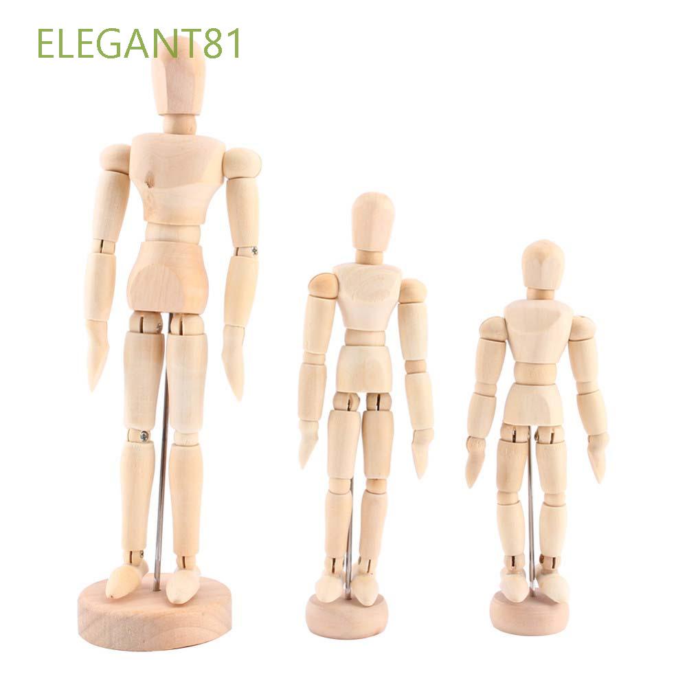 Puppet Ornament Hand Wooden Puppet High Joint Human Model Ornaments Table Decor